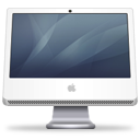 iMac (graphite) Icon 128x128 png